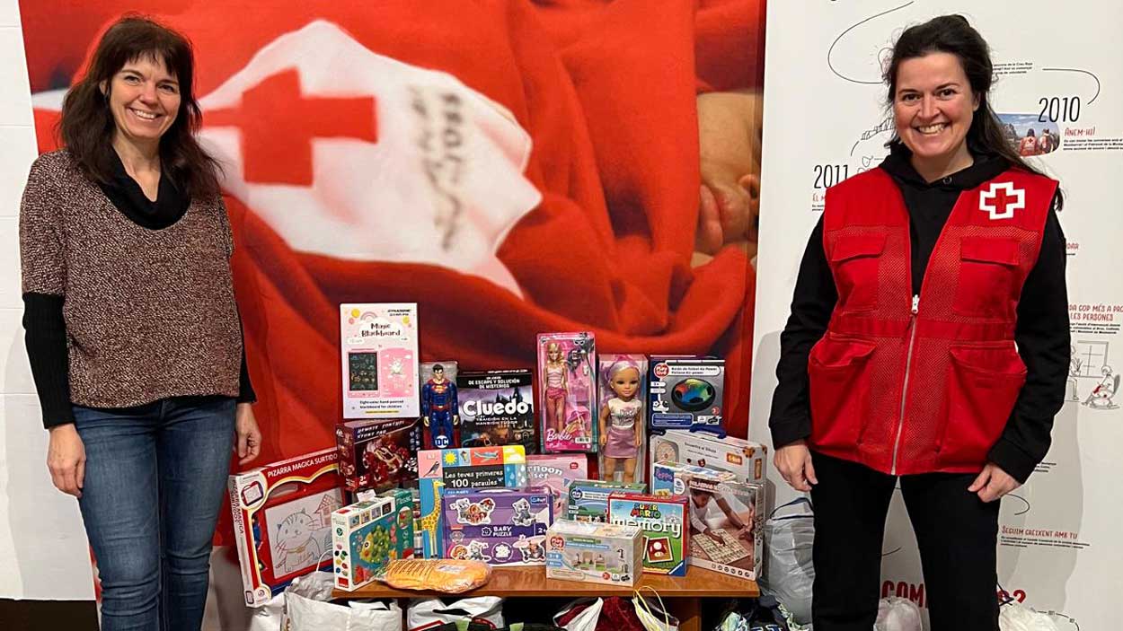Donaciones Cruz roja 2024 Barcelona